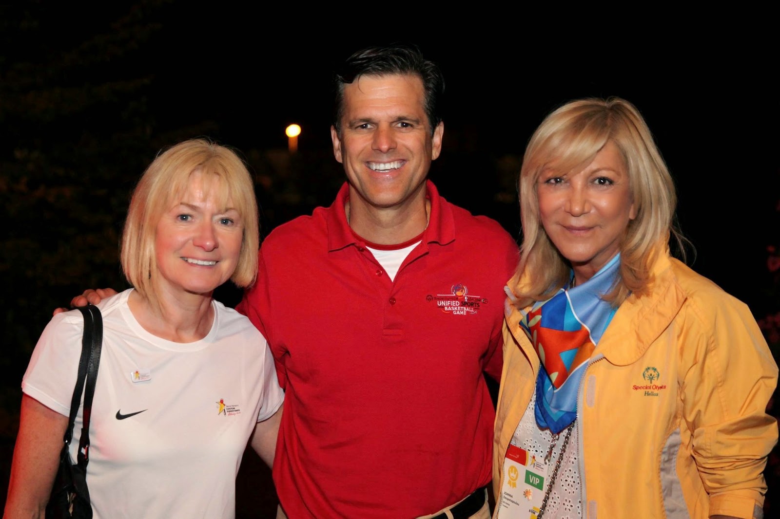 Ο Πρόεδρος των Special Olympics International Dr.Timothy Kennedy – Shriver,η Πρόεδρος των Special Olympics Ευρώπης-Ευρασίας και η Πρόεδρος των .Παγκόσμιων Αγώνων Special Olympics, ΑΘΗΝΑ 2011
