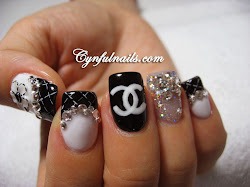 nails nail designs chanel gel acrylic french plain should tips gucci channel polish fancy manicure coco bling designer simple cynful