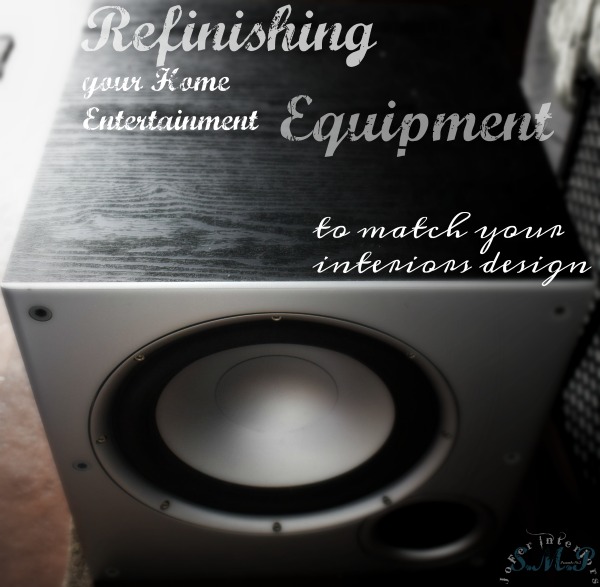 Refinishing home entertainment equipment furniture to complement your interior design