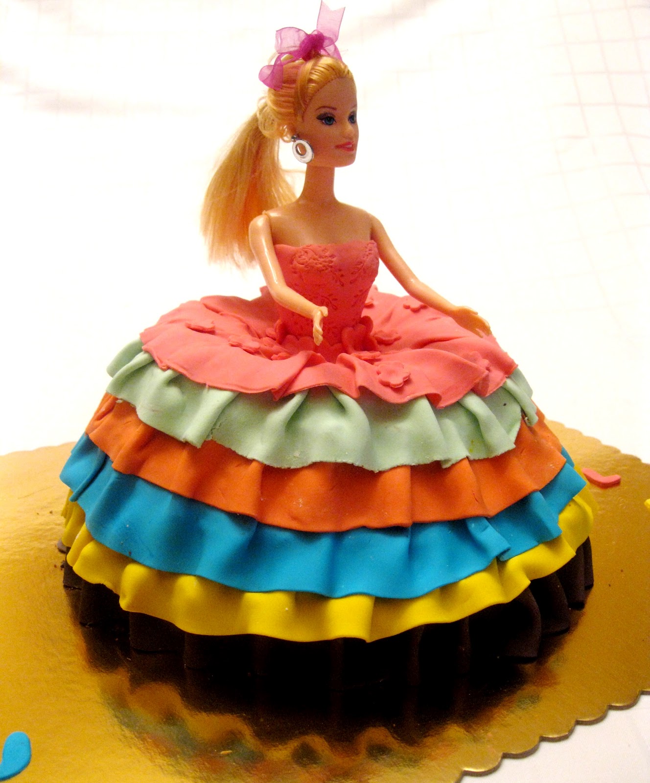 Ozzy� nin Kurabiyeleri barbie bebek pasta