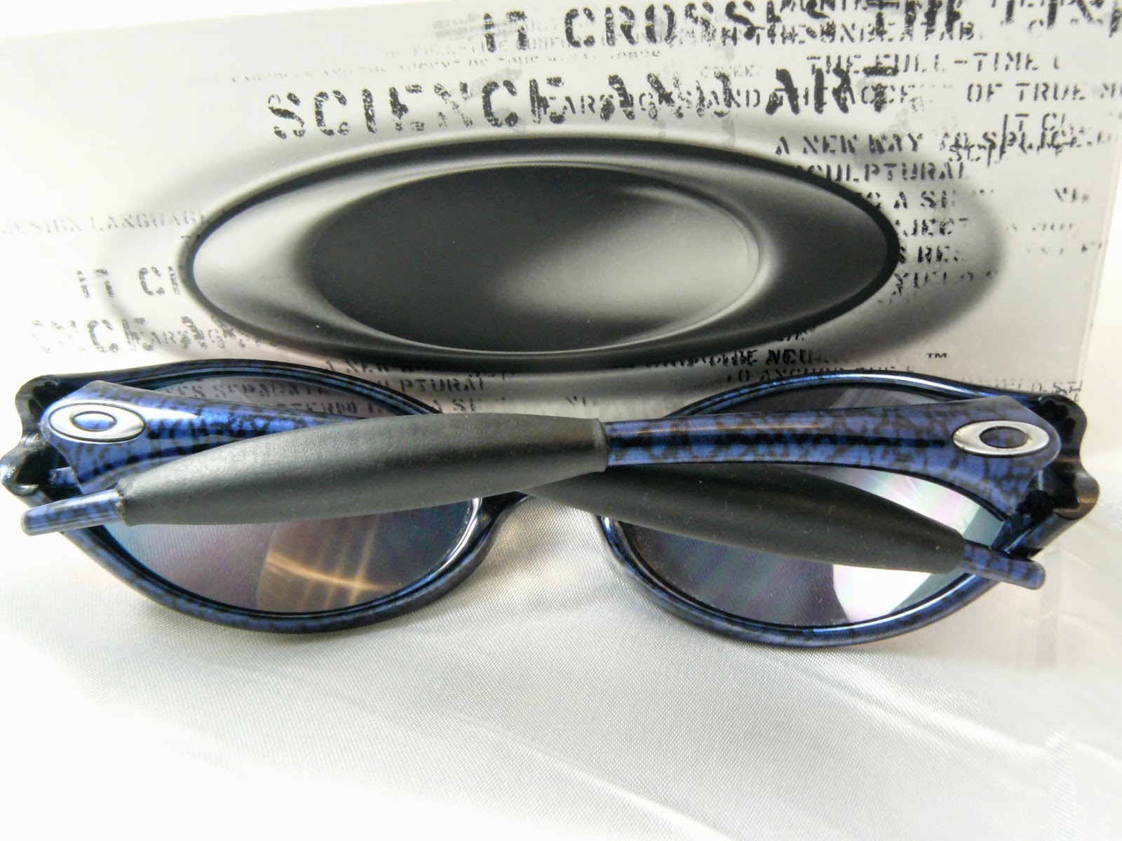 Oakleyforsale Oakley Eye Jacket Cobalt, Positive Red Iridium