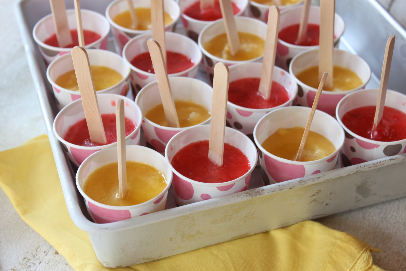 Crave. Indulge. Satisfy. Mixed Fruit Popsicles