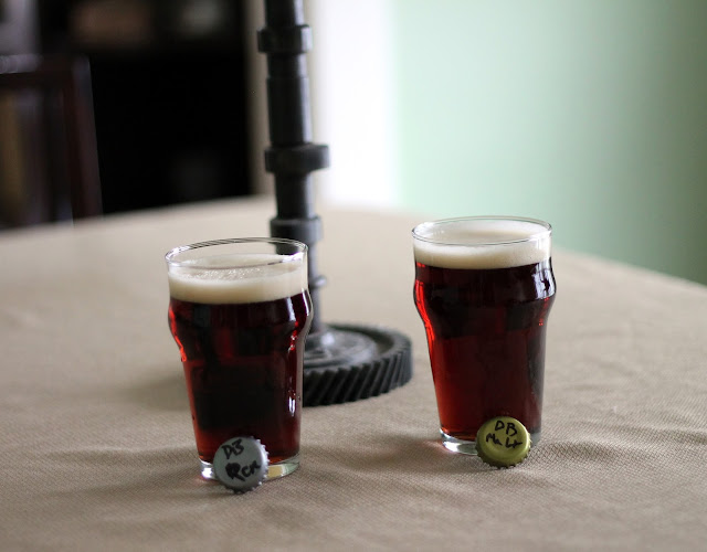 Twin beers, seperated at fermentation.