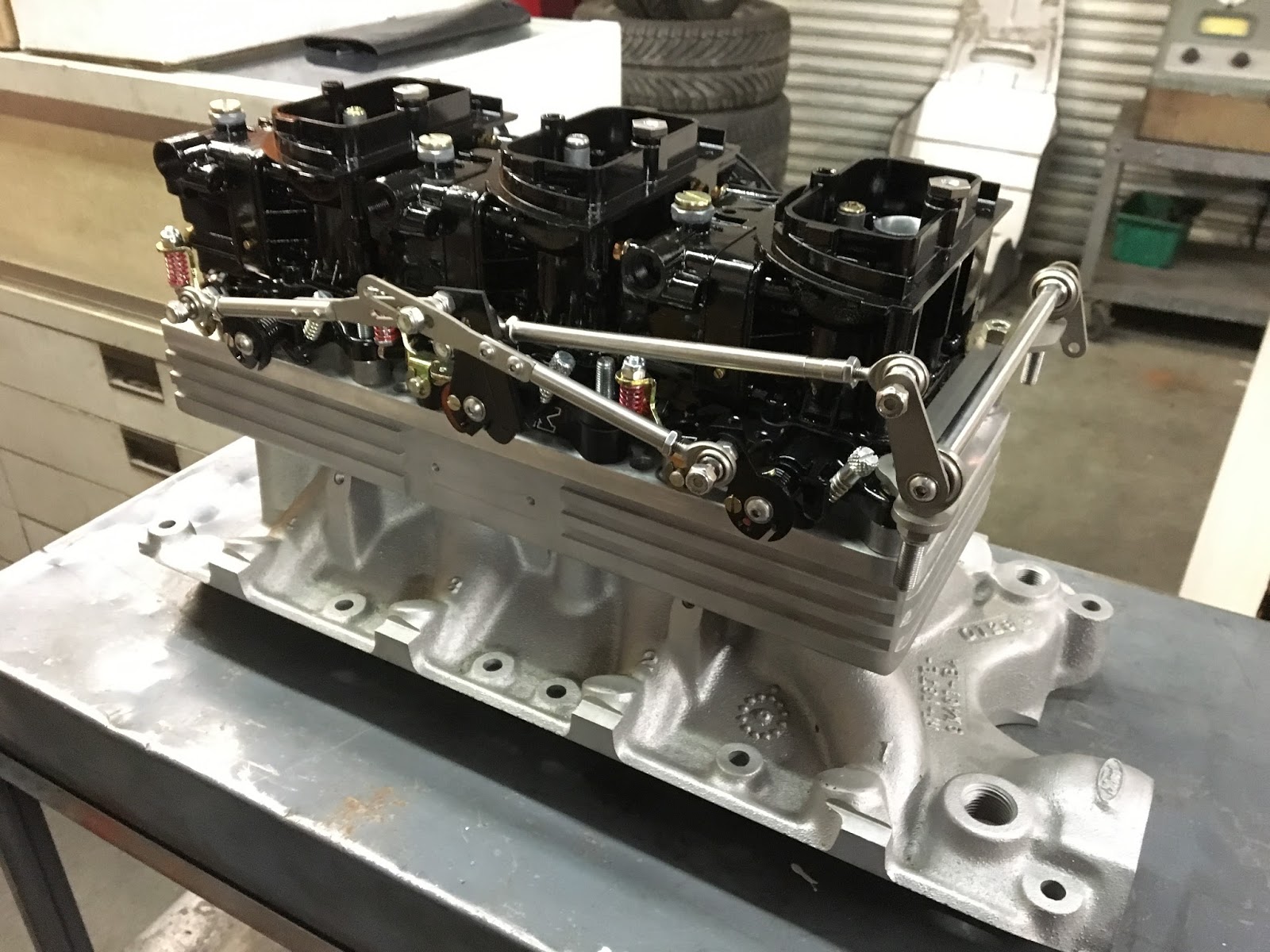 Holley Carburetor Linkage Kit Ford Small Block 289-302 3x2 TriPower
