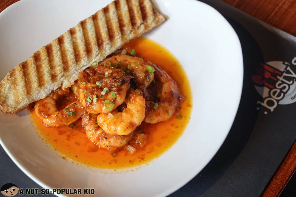 Besty's Restaurant - Shrimp Aligue - guilty pleasures from shrimp and crab fat