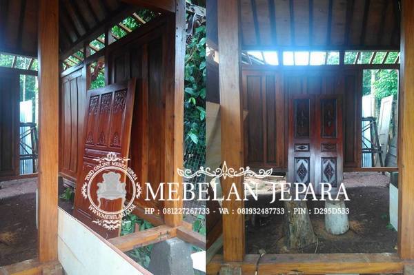 Rumah Kayu Jati Ukir Jepara - Pintu Rumah Kayu Jati Ukir Jepara - Pintu