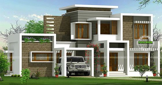Beautiful Box Type Contemporary Home Kerala Home Design