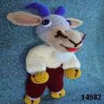  patron gratis cabra amigurumi, free pattern amigurumi goat 