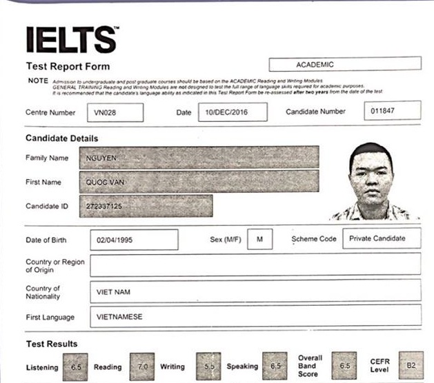 Cần mua chứng chỉ IELTS? Làm bằng IELTS quốc tế giá rẻ có hồ sơ gốc