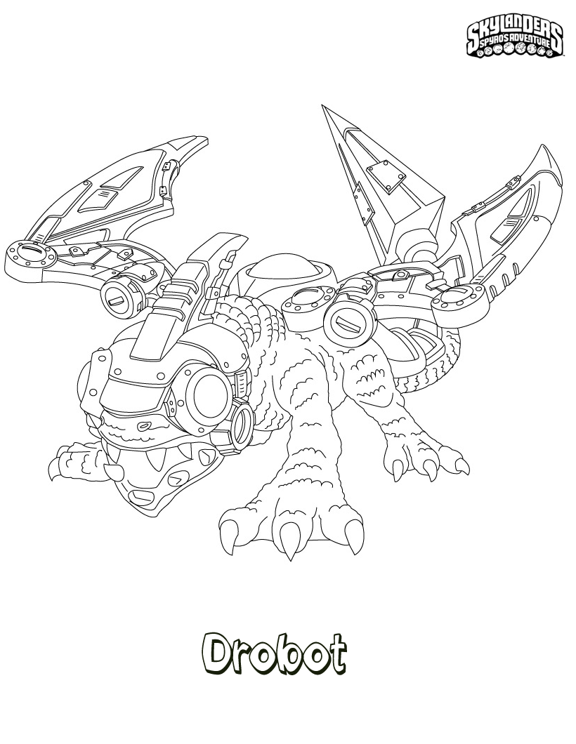 Skylander Giants Coloring Pages