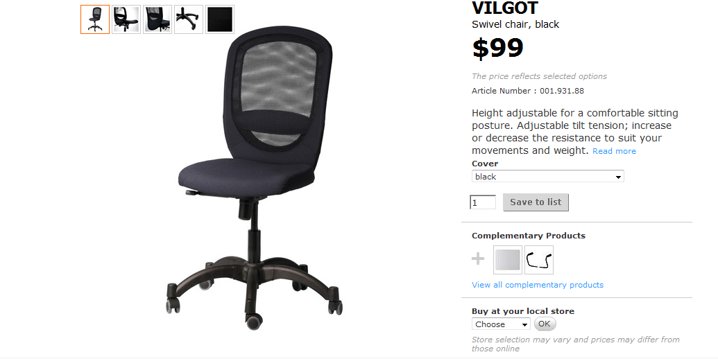 Furniture Sale Singapore Ikea Office Chair