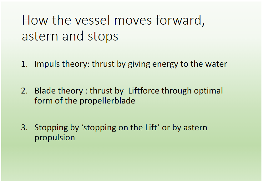how propeller works impulse theory
