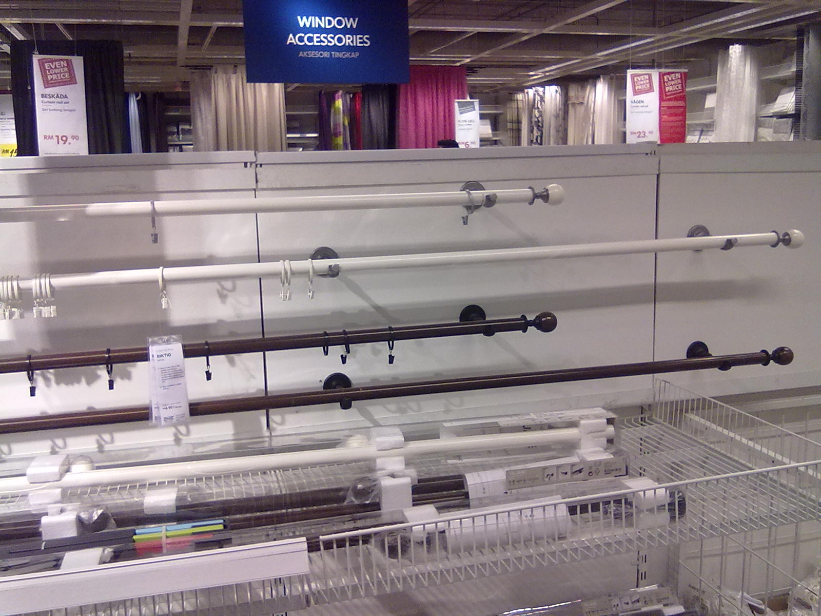 ronaronirumahkami Katil & Rod Langsir Ikea