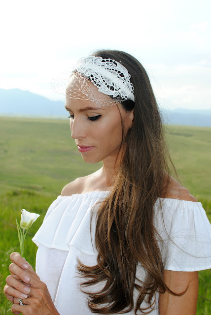 DIY: Embroidered Lace Chokers & Headbands.