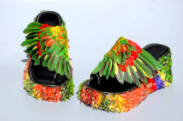 Kiwi's Angels: Emily Valentine Bullock wearable parrot art