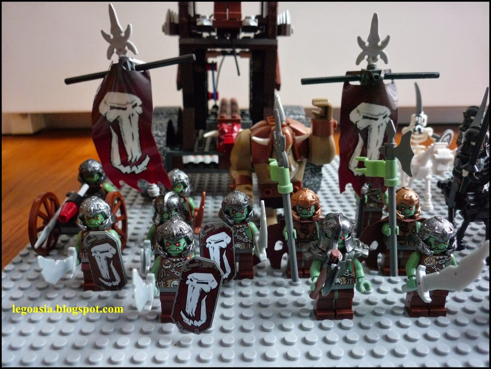 Lego Asia: Lego Castle Fantasy Orcs, Troll & Skeleton Army