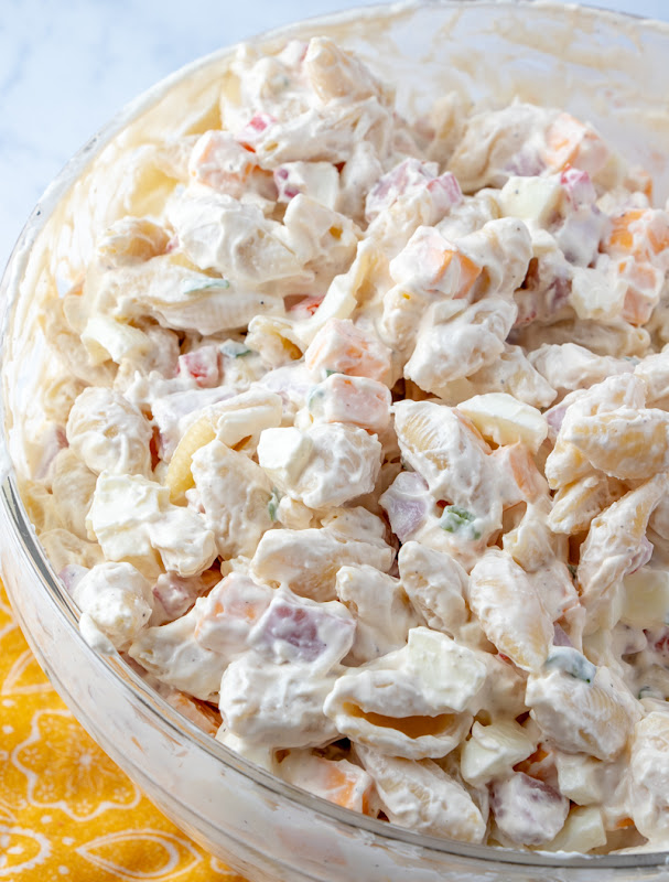Ham, Egg, Cheese and Veggie Pasta Salad Recipe