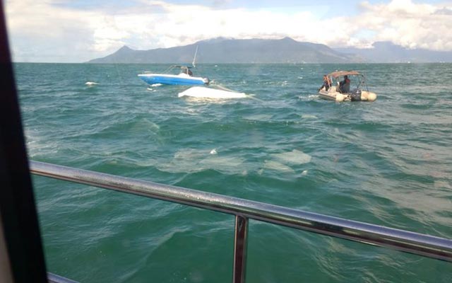 Marido de Caroline Bittencourt nadou por 3 horas para sobreviver