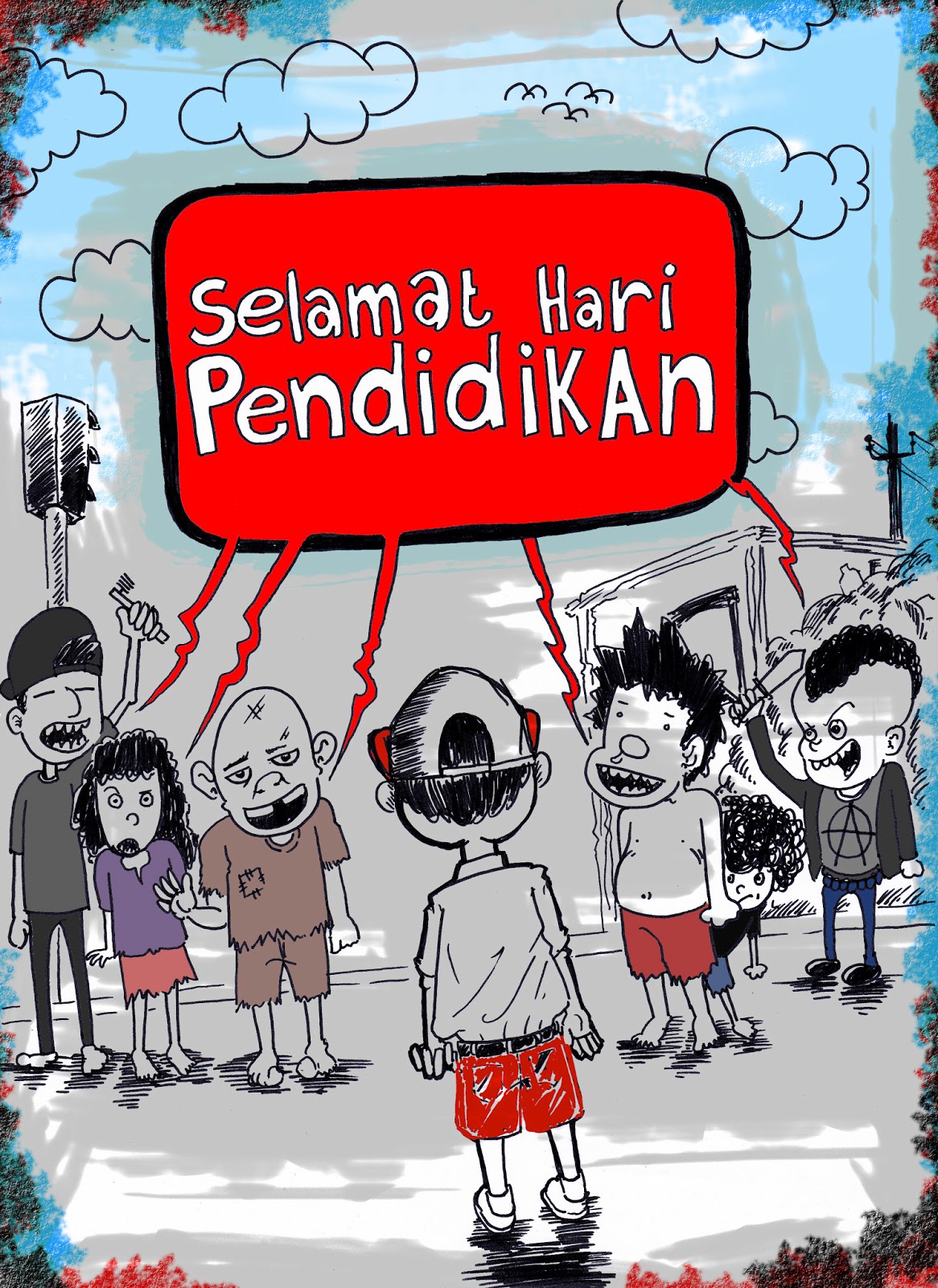 Gambar Karikatur Tema Pendidikan Serbameme