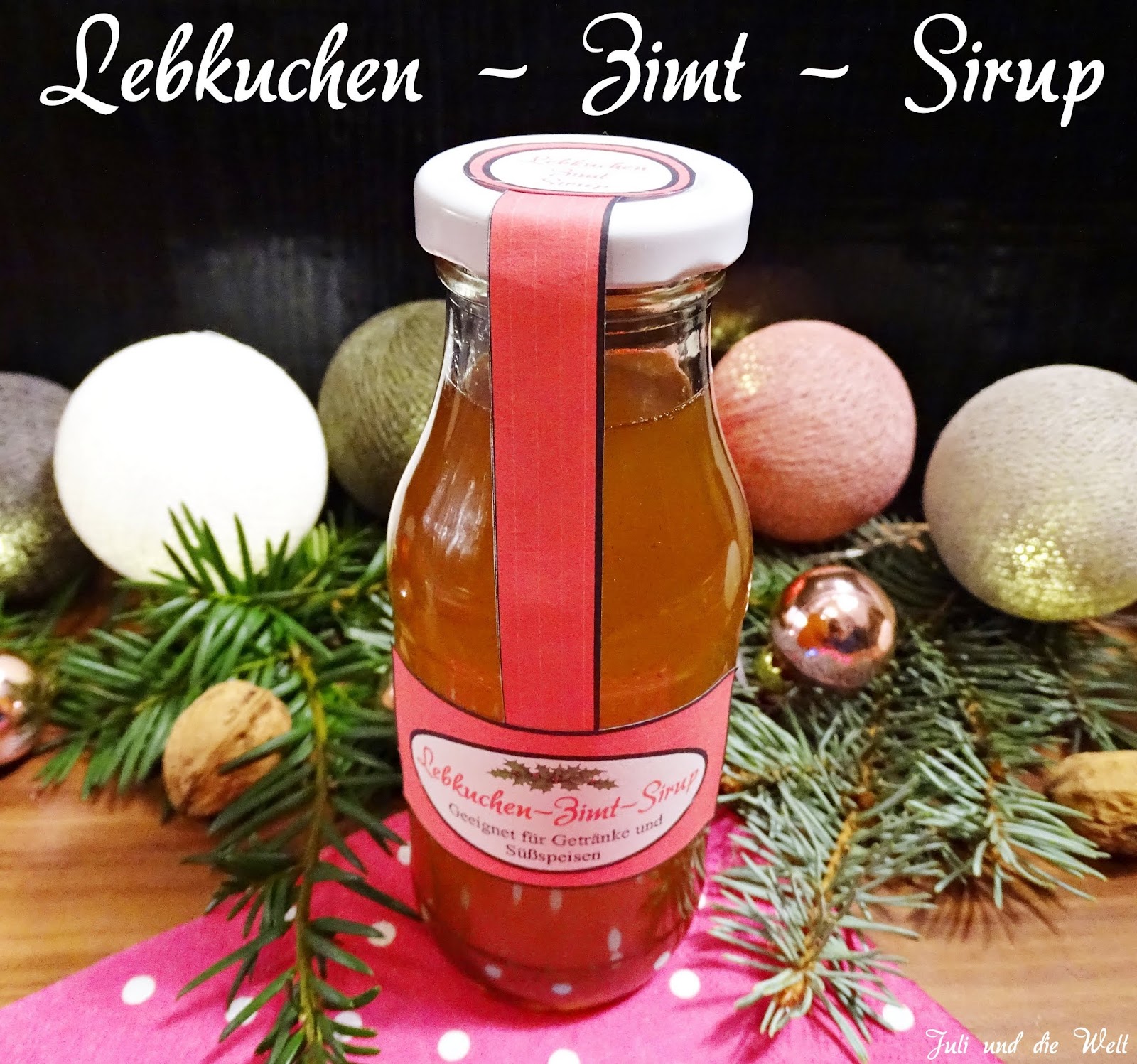 Lebkuchen-Zimt-Sirup {Geschenke aus der Küche} + gratis Etiketten zum ...