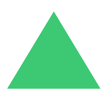 Create a triangle  shape with HTML and CSS