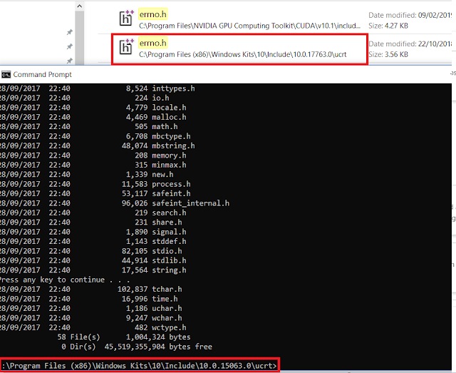 Setting up CUDA environment in Visual Studio 2017