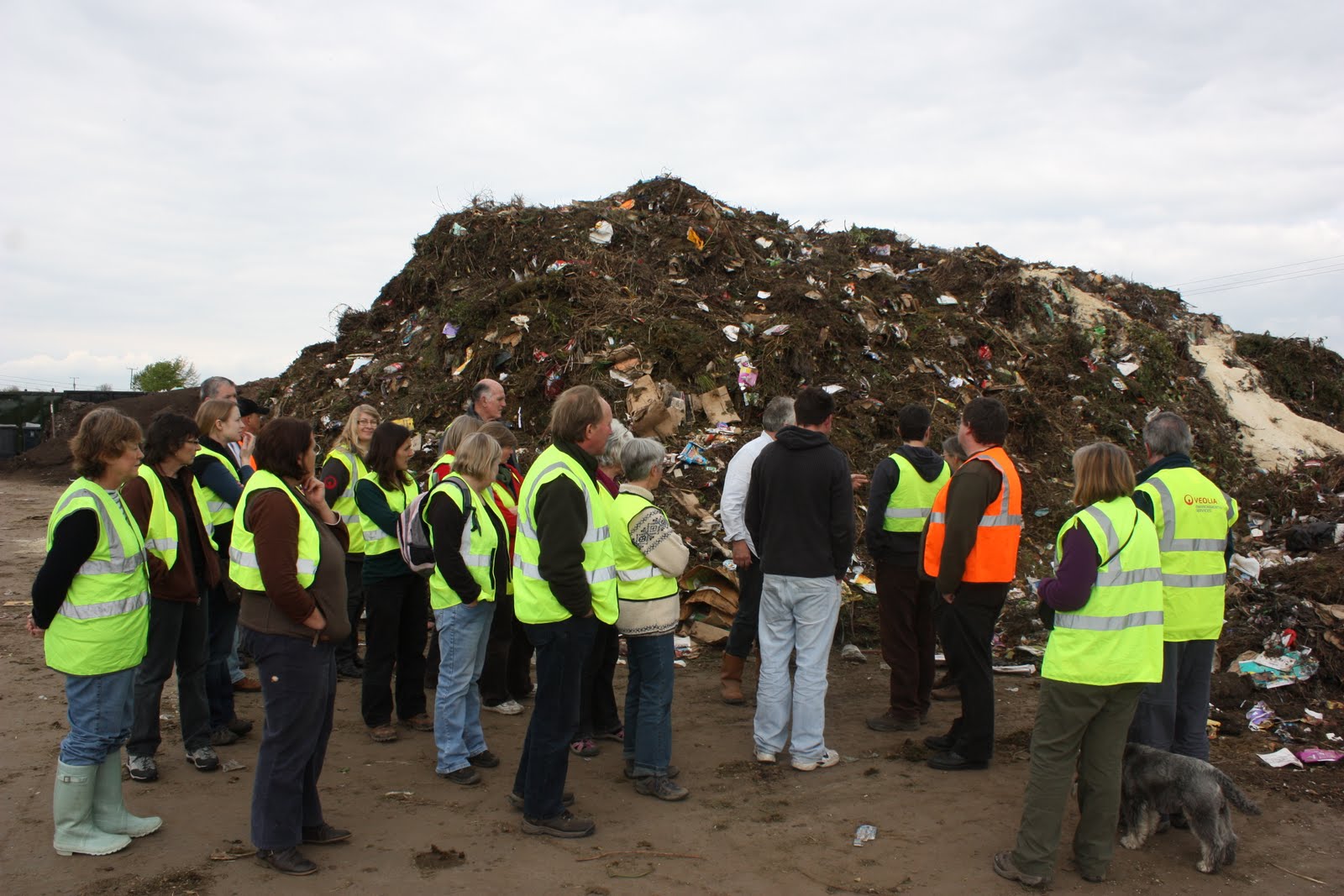 Shropshire Master Composters News Tour of Shrewsbury Garden Waste