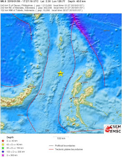 Cutremur puternic cu magnitudinea de 6,6 grade in Marea Molucce-Estul Indoneziei