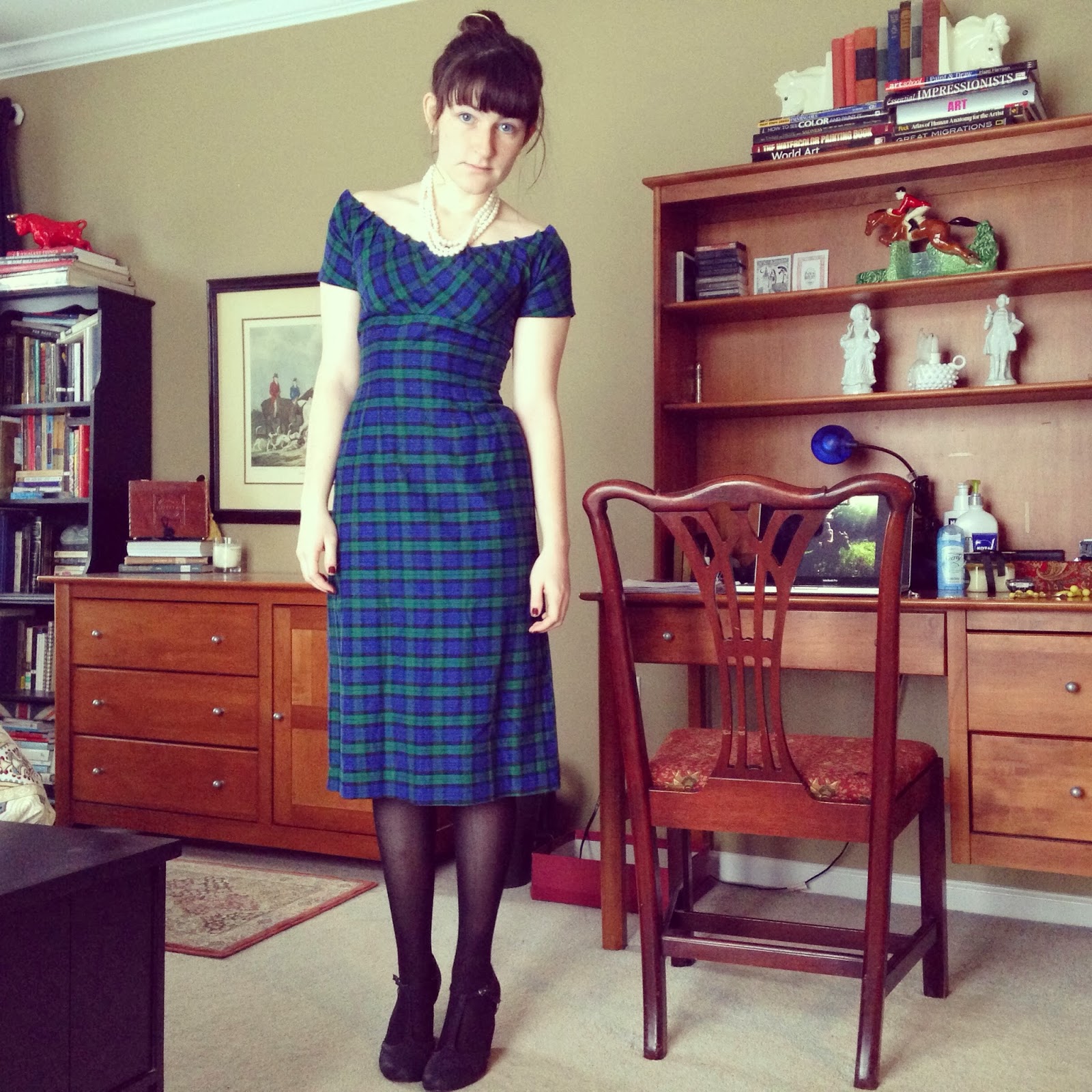 Seven Magpies Vintage Style Inspiration and a 1950s Dress