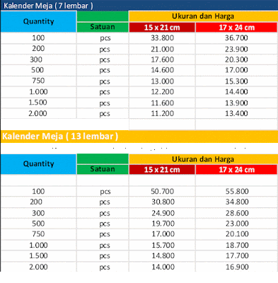 CETAK KALENDER MEJA MURAH CETAK KALENDER MEJA MURAH