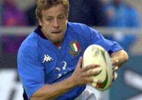 Vaccari scored in Italy's historic victory over France in  the 1997 FIRA Cup in Grenoble