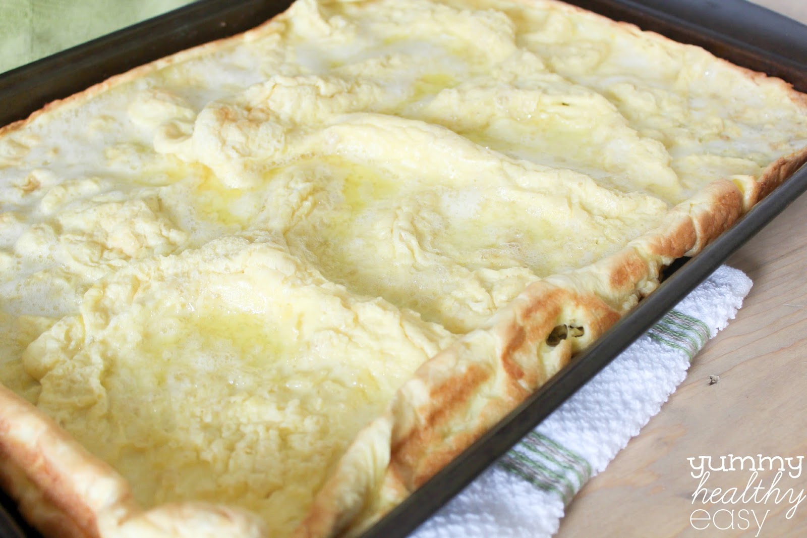 German Pancakes with Homemade Syrup Yummy Healthy Easy