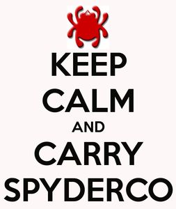 keep calm and carry spyderco keep calm and carry spyderco