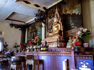 Buddhist Shrine Room At Buddhist Monastery North Bali Indonesia
