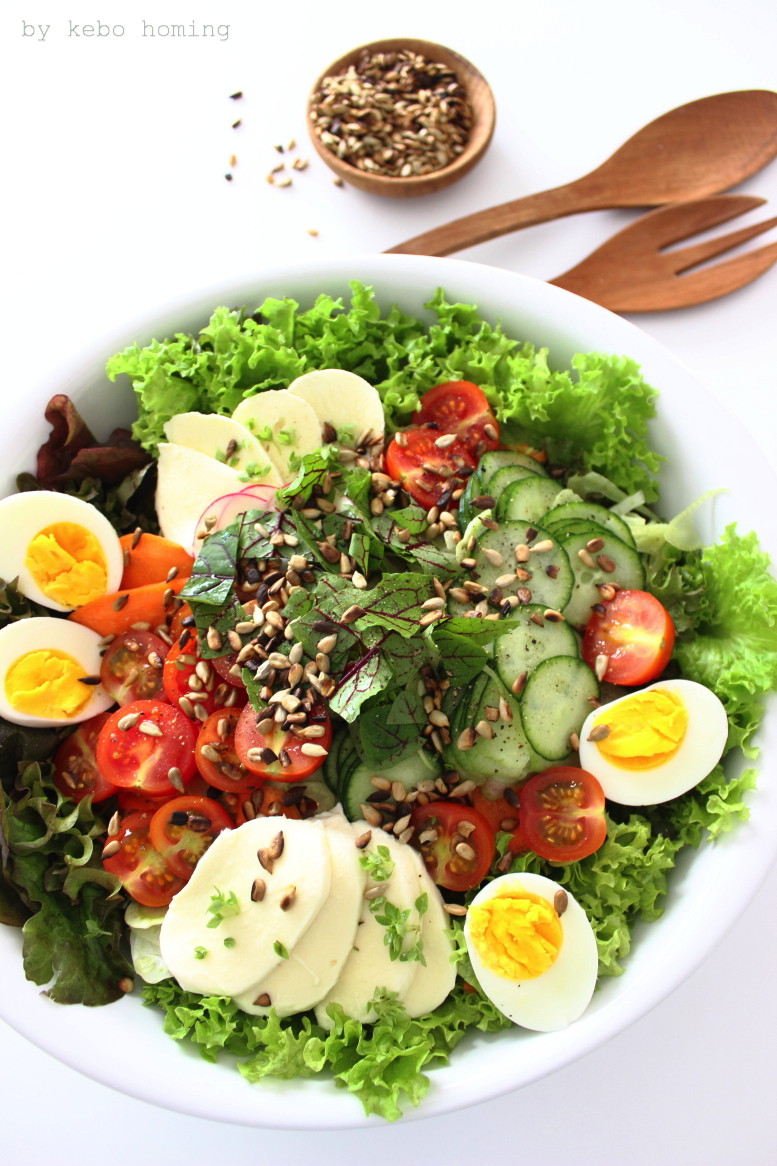 Super Bowl, Nutri Bowl, Healthy Bowl, Salad Bowl mit lecker Salatdressing, Rezept auf dem Südtiroler Food- und Lifestyleblog kebo homing