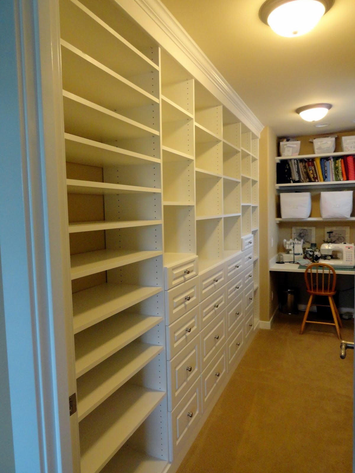 DIY Custom Master Bedroom Closet Organization