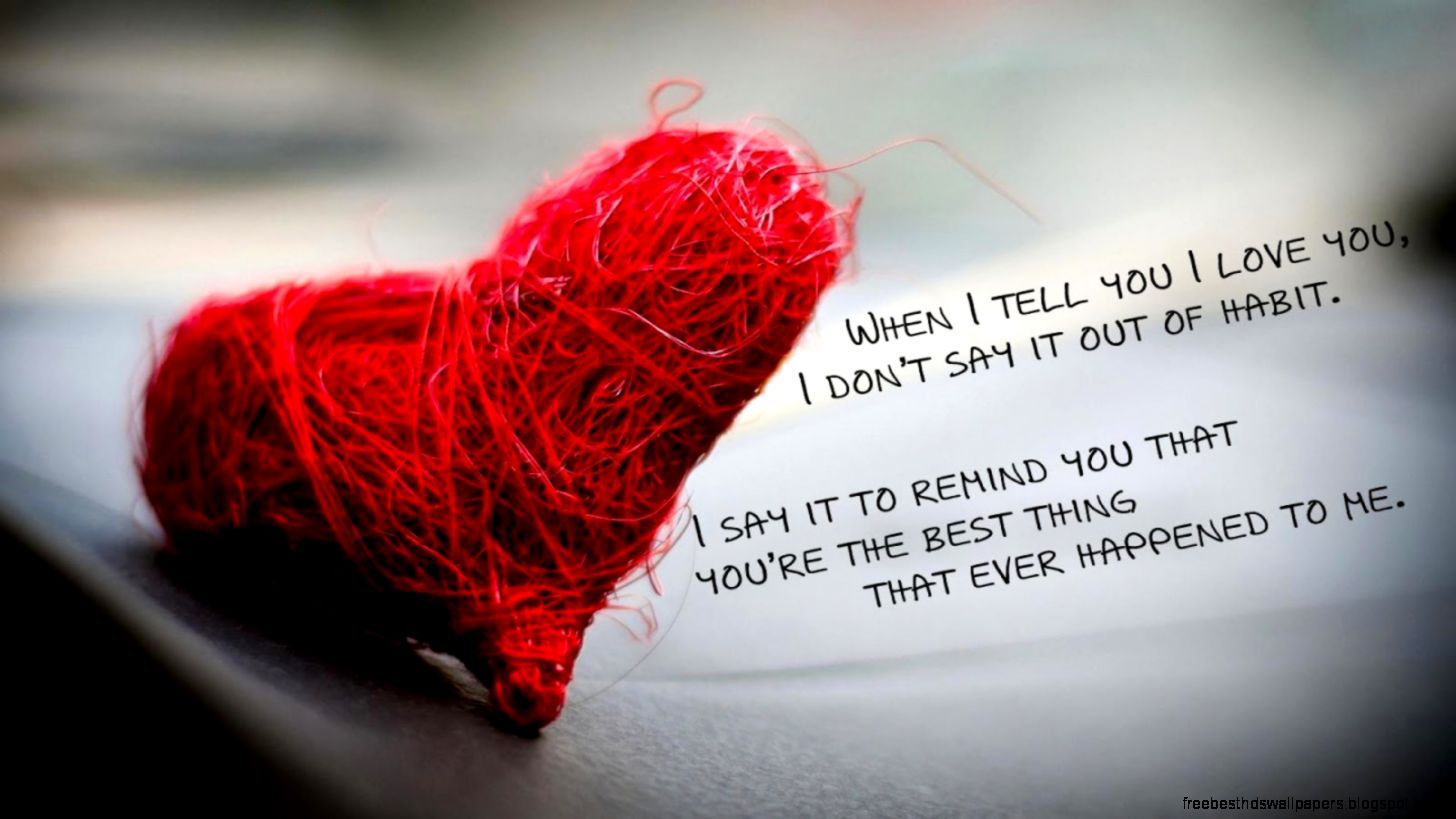 Cute Love Wallpapers with Quotes   WallpaperSafari