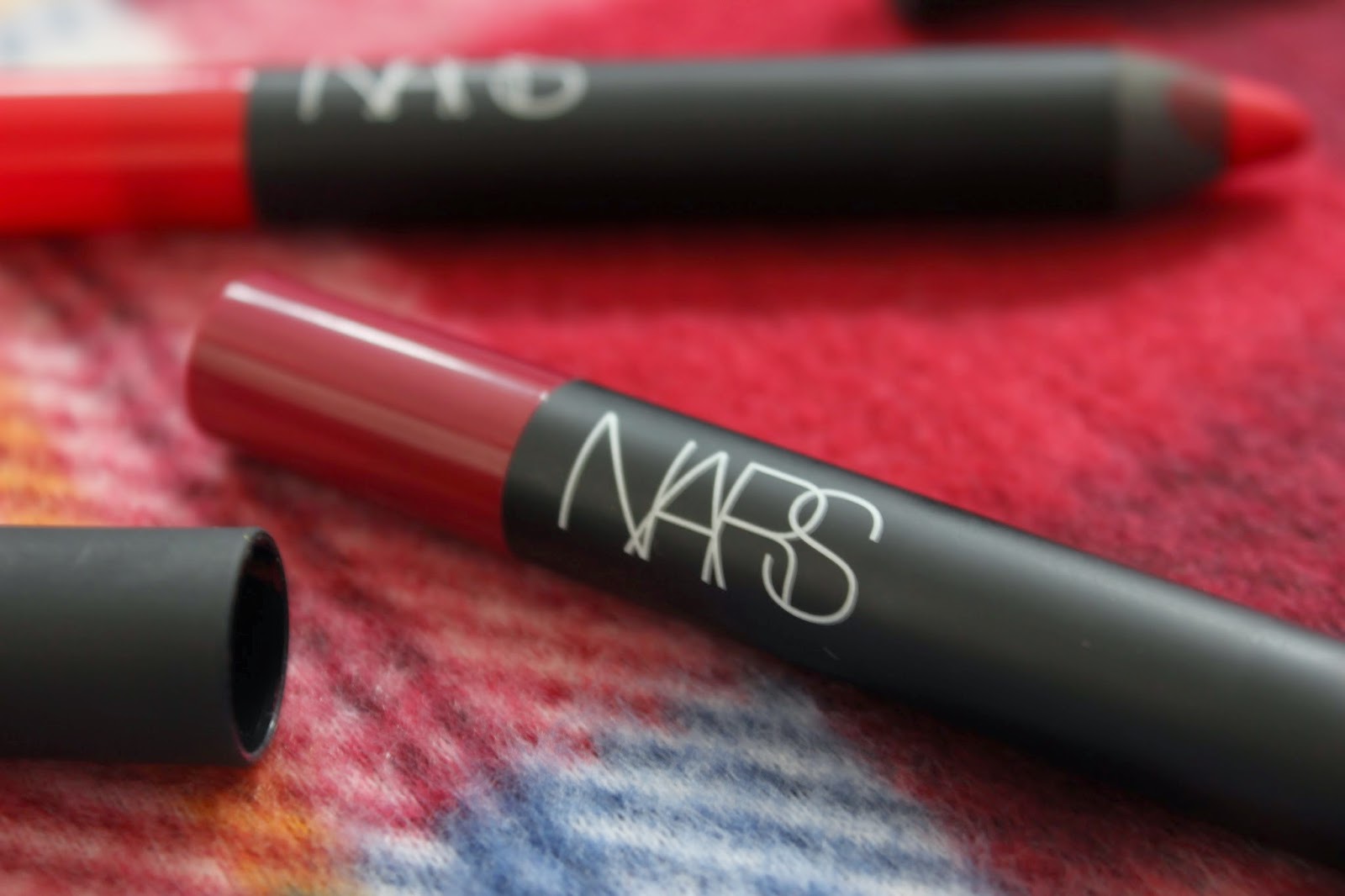 NARS Velvet Matte Lip Pencils // Dragon Girl & Damned