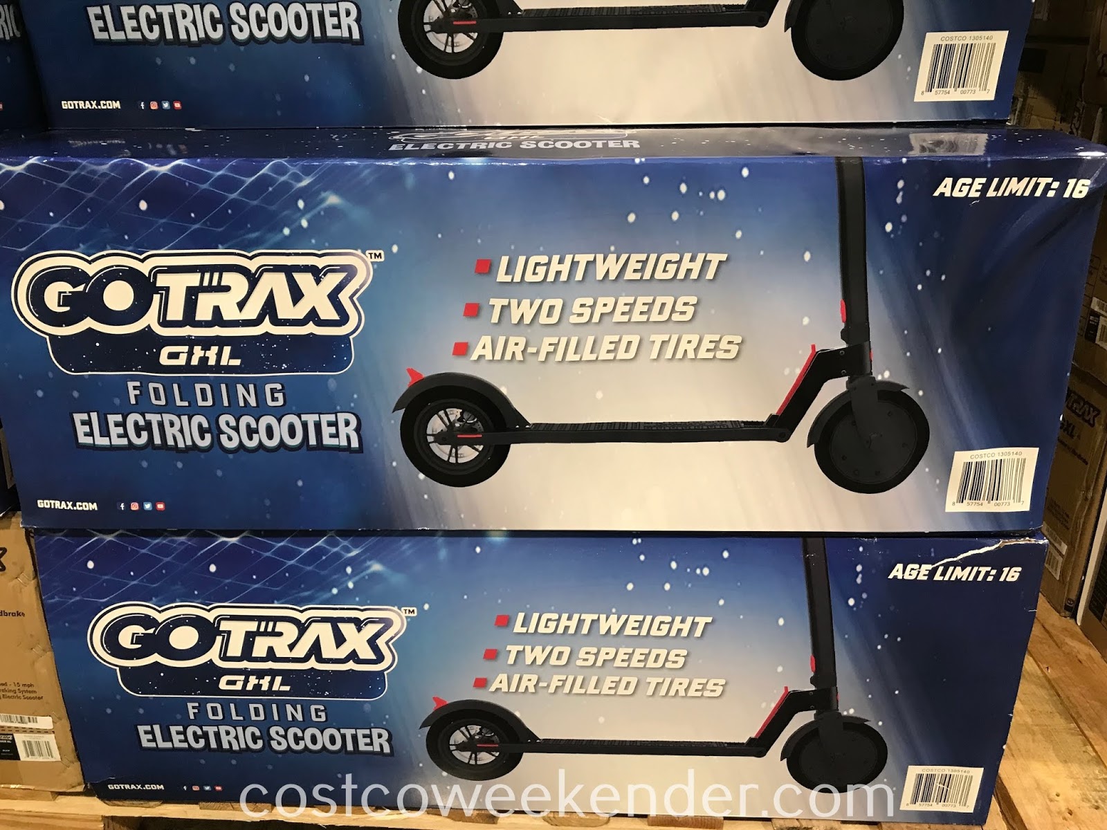 Gotrax GXL Folding Electric Scooter Costco Weekender