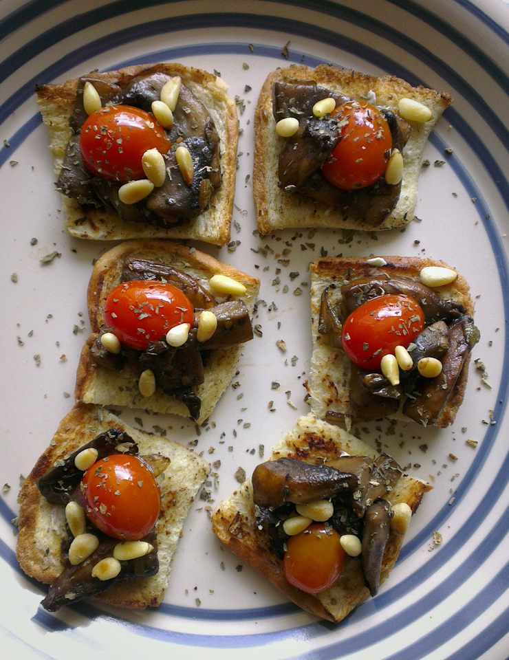 piffles inc. v2 Portobello Mushroom on Toast