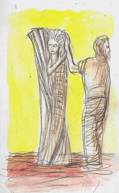 vietatosfumare: Reportage disegnato dal simposio di scultura di
