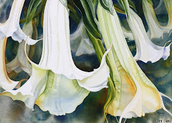 marney ward paintings flores hermosas watercolor trumpets artist angel sfca flowers flower varias cosicas weebly