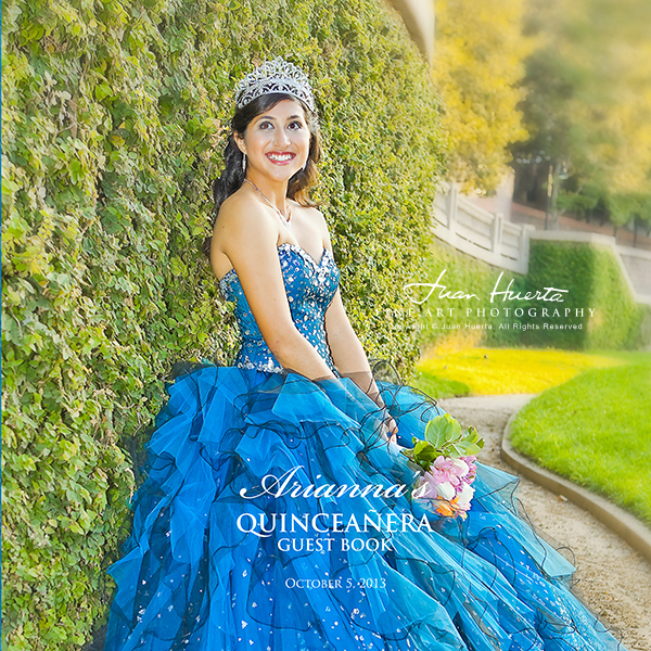 Quinceaneras Guest Book Photography and Design by Juan Huerta