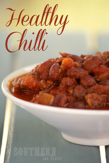 Healthy Chilli Recipe - Low Fat, Gluten Free, Clean Eating Friendly, Paleo