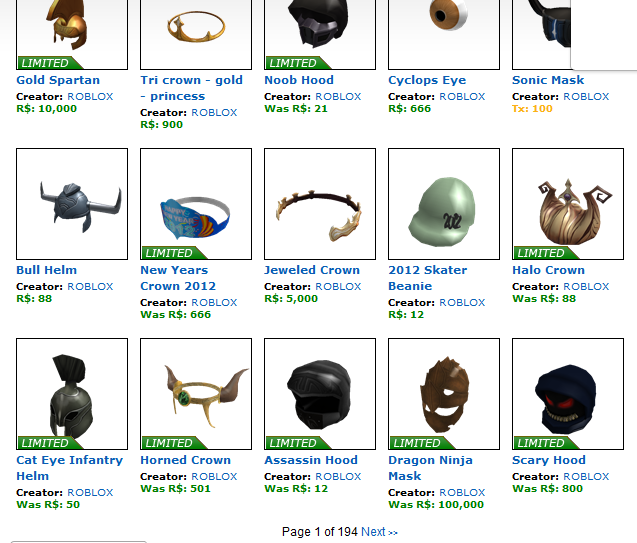 Roblox Hats For Money