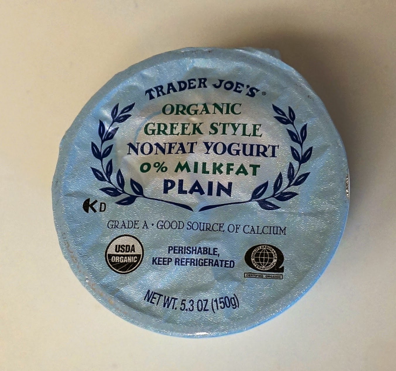 Exploring Trader Joe's Trader Joe's Organic Greek Style Nonfat Yogurt