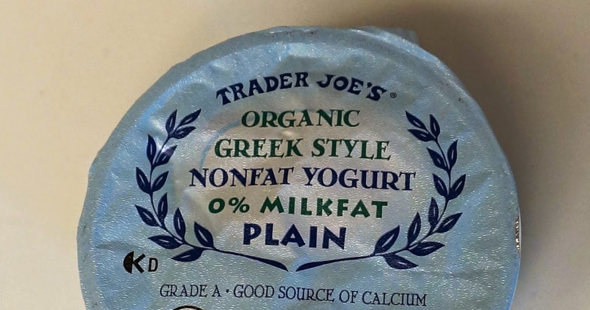 Exploring Trader Joe's Trader Joe's Organic Greek Style Nonfat Yogurt