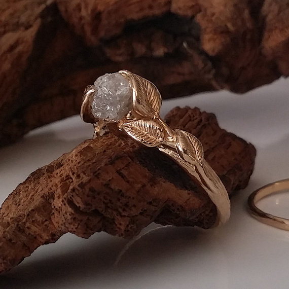 Dawn Vertrees Raw Uncut Rough Engagement Wedding Rings Engagement Rings Diamond Promise Ring Raw Stone