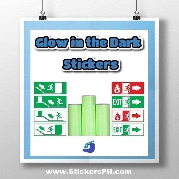 Custom Glow in the Dark Stickers, Photoluminescent Labels & Decals
