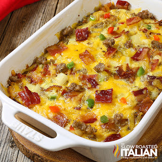 Fully Loaded Baked Egg Casserole Fully Loaded Baked Egg Casserole